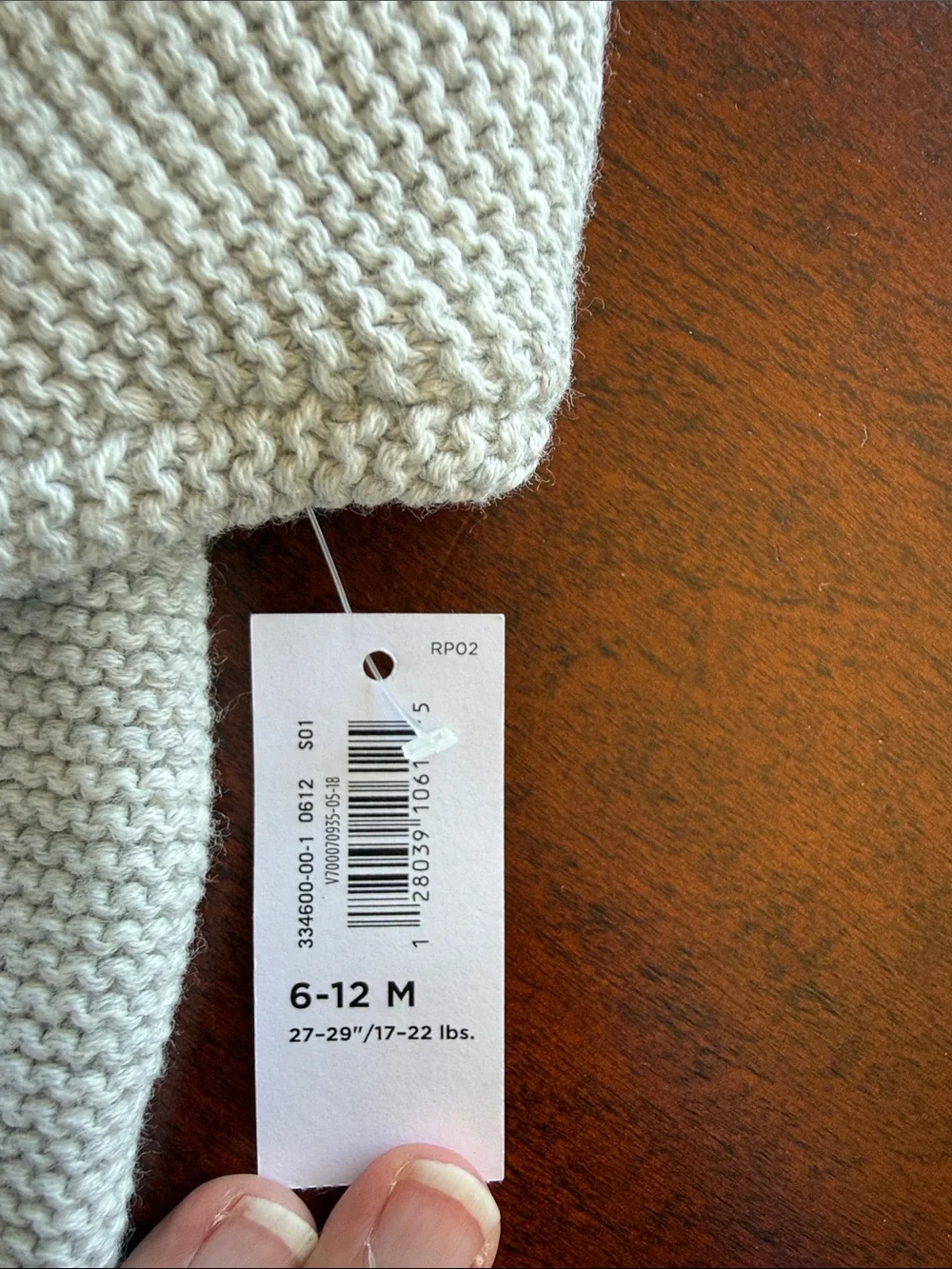 Old Navy 6-12 month cozy cardigan sweater unisex